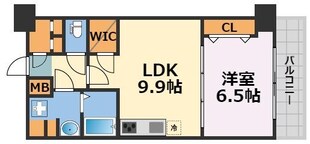 クリスタルグランツ心斎橋EASTの物件間取画像